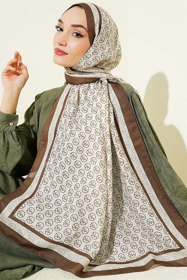 MK Pattern Liva Modal Black Camouflage Green