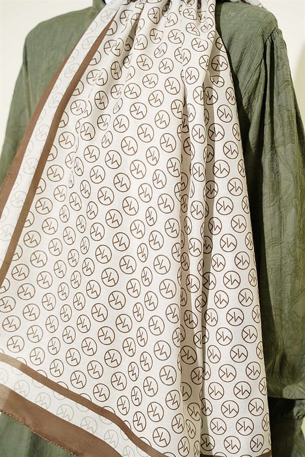 MK Pattern Liva Modal Black Camouflage Green