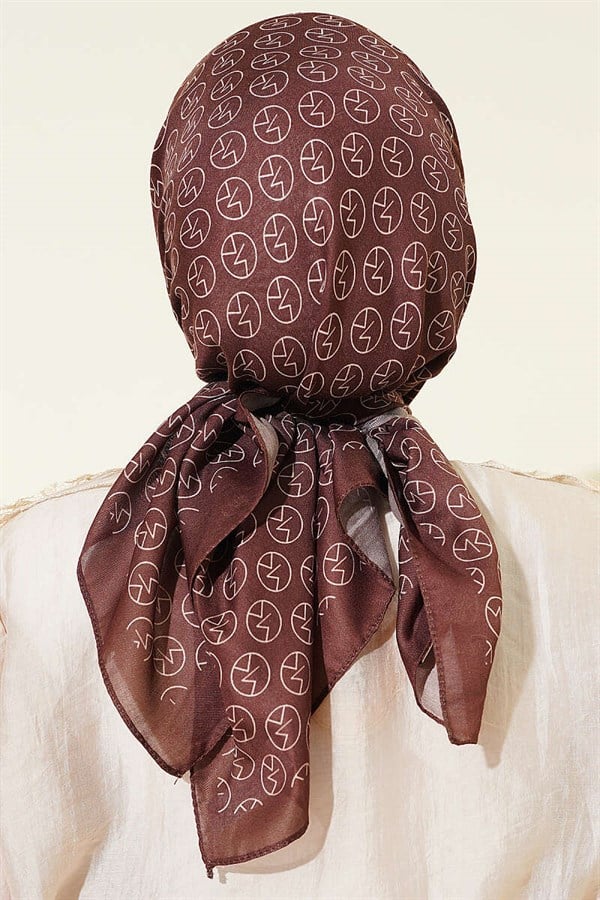 MK Pattern Soft Scarf Earth