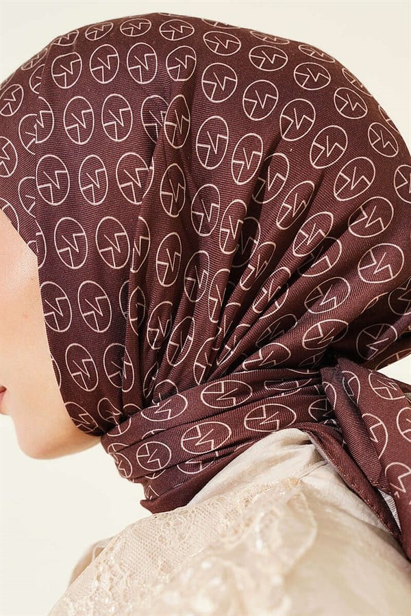 MK Pattern Soft Scarf Earth
