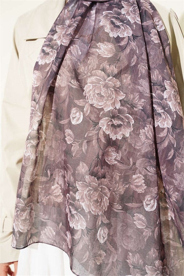 Magnolia Series Soft Shawl Dark Brown