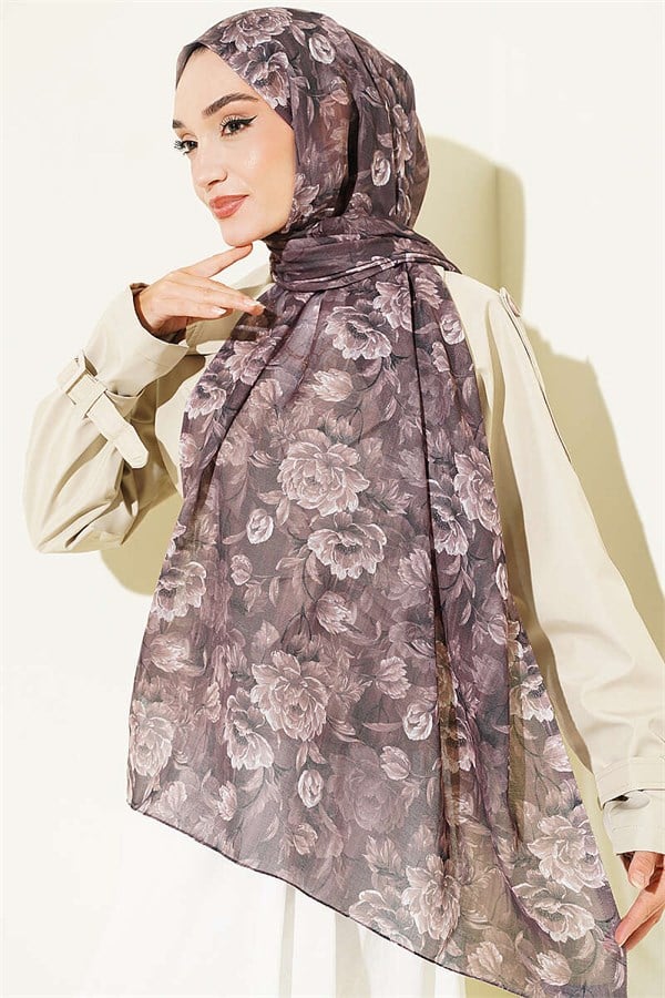 Magnolia Series Soft Shawl Dark Brown