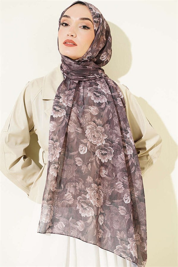 Magnolia Series Soft Shawl Dark Brown