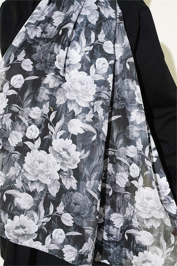 Magnolia Series Soft Shawl Anthracite
