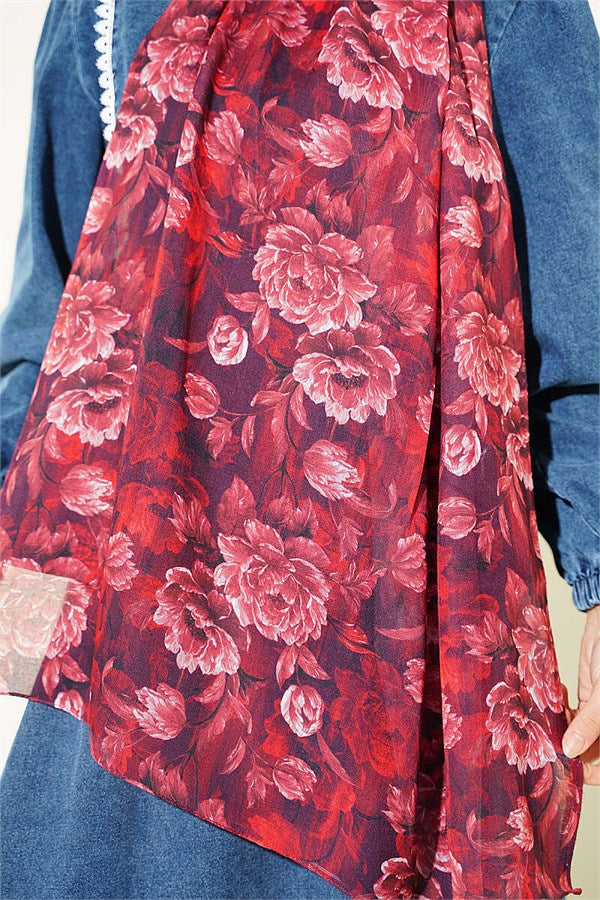 Magnolia Series Soft Scarf Burgundy