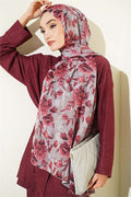 Magnolia Series Soft Shawl Burgundy Mink