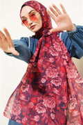 Magnolia Series Soft Scarf Burgundy
