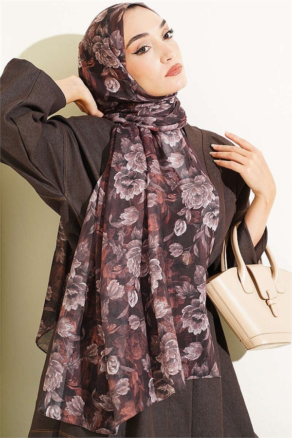Magnolia Series Soft Shawl Chestnut