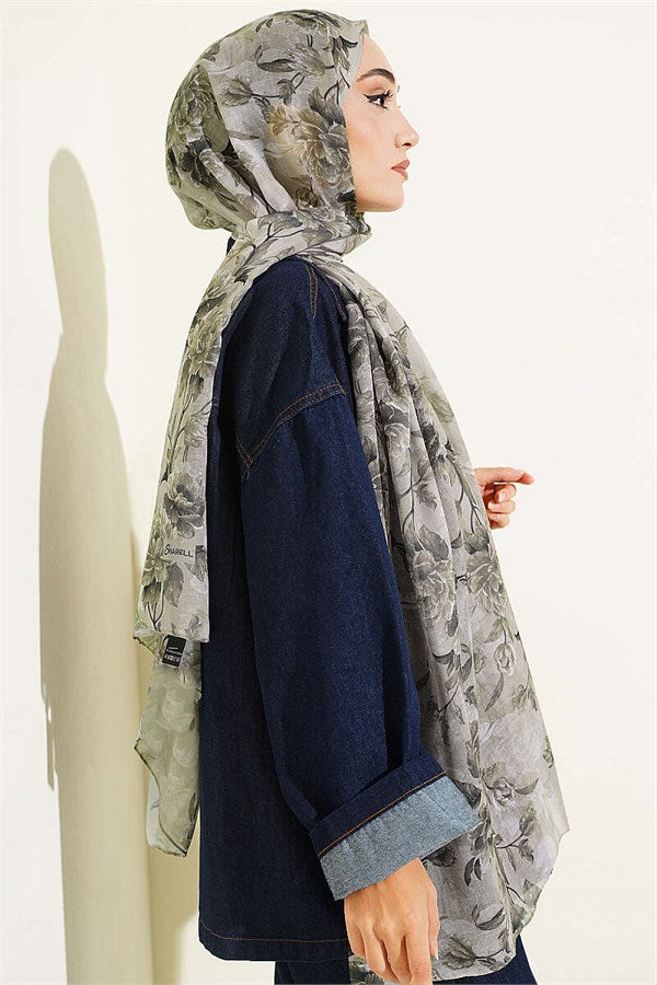 Magnolia Series Soft Shawl, Dark Green