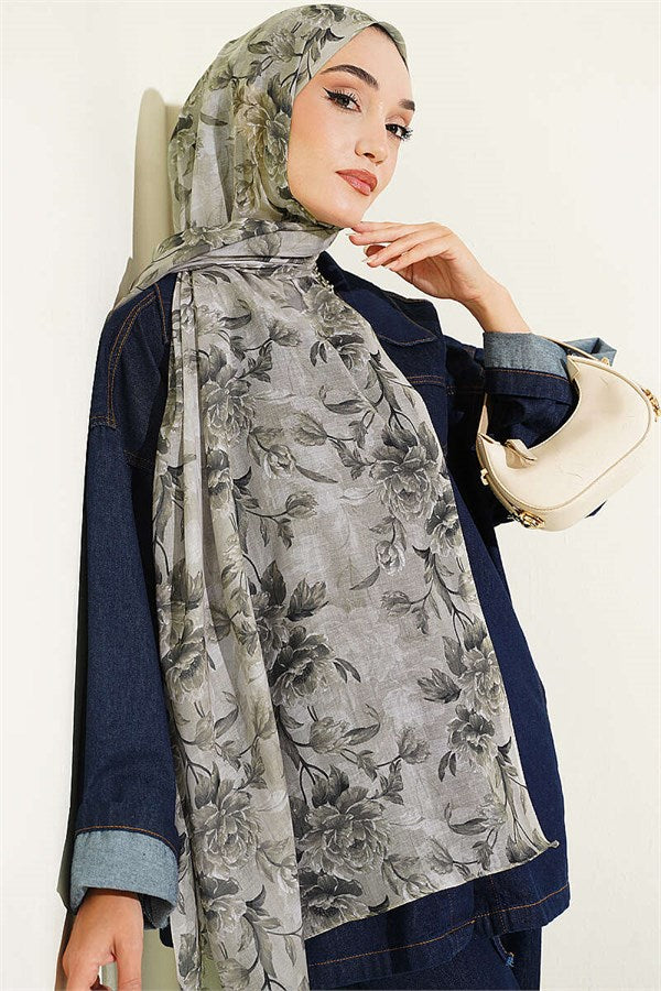 Magnolia Series Soft Shawl, Dark Green