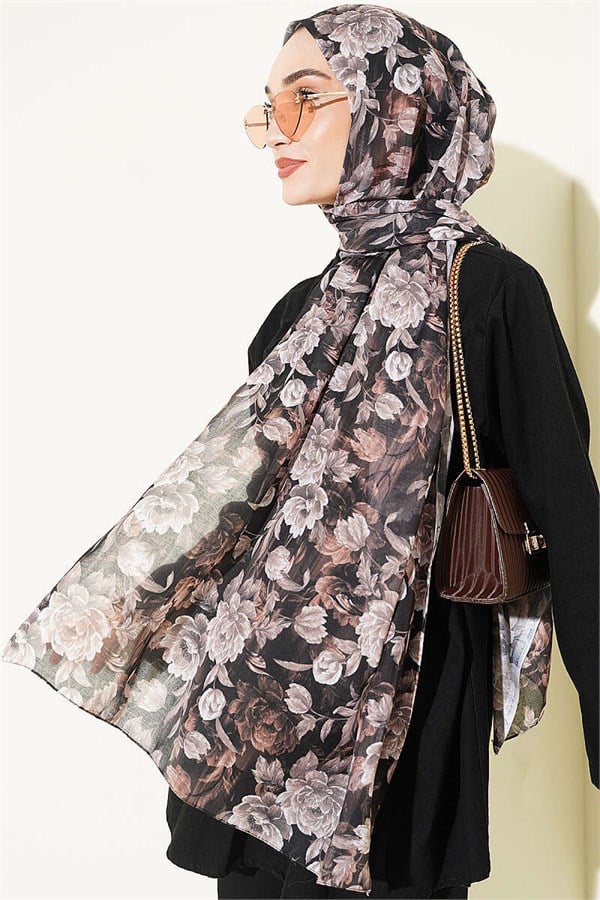 Magnolia Series Soft Scarf Black