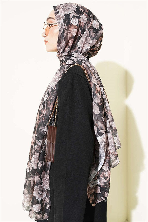Magnolia Series Soft Scarf Black