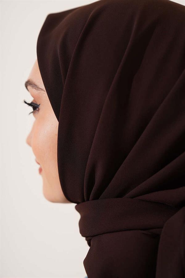 Madina Silk Scarf Bitter Coffee