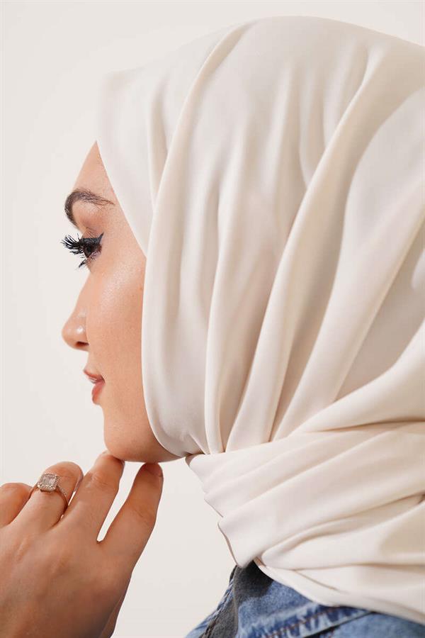 Medina Silk Scarf Ecru