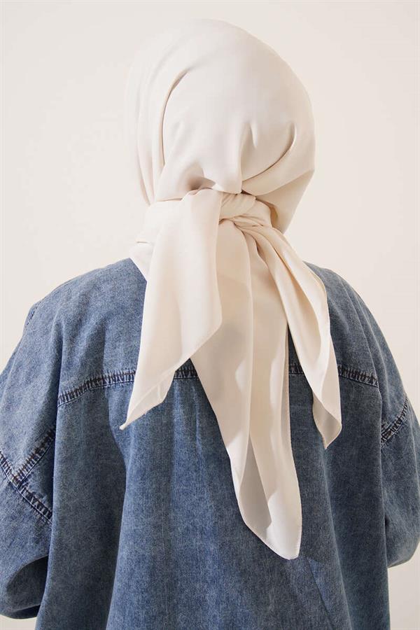 Medina Silk Scarf Ecru