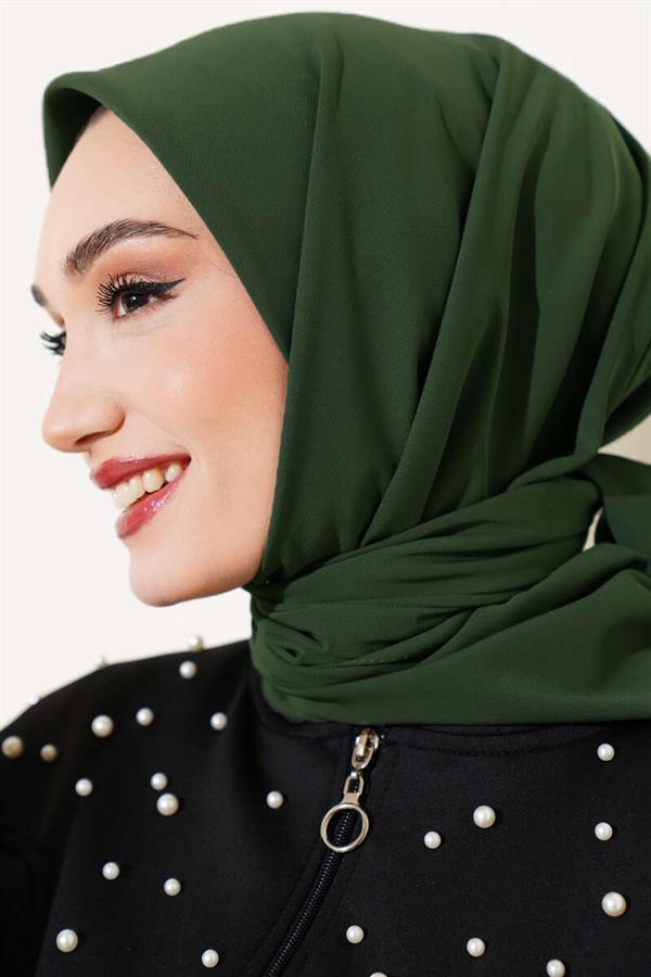 Medina Silk Scarf Khaki