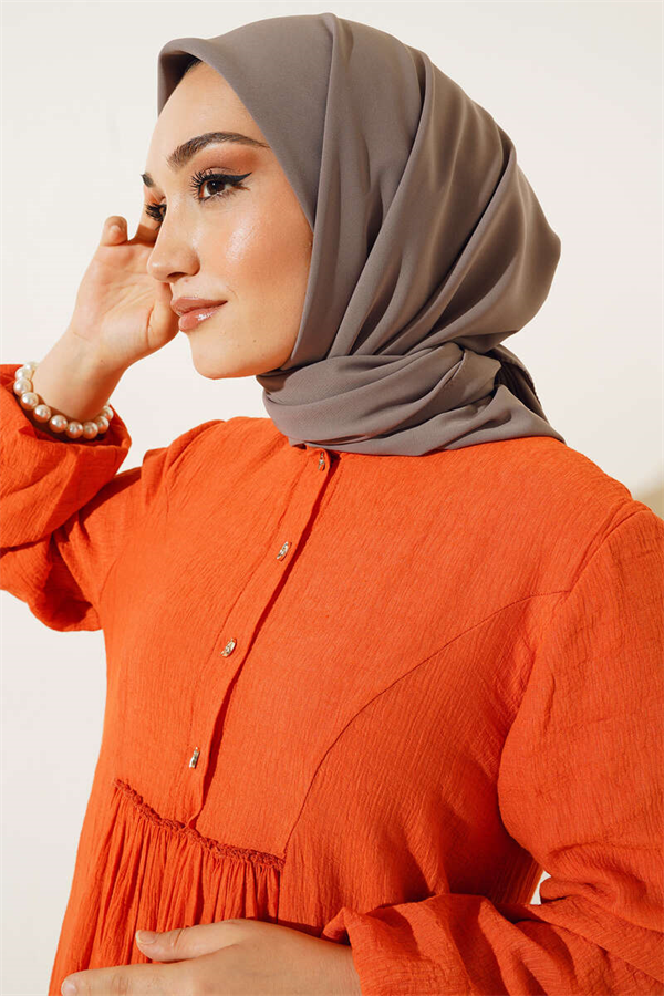 Medina Silk Scarf, Slate Grey