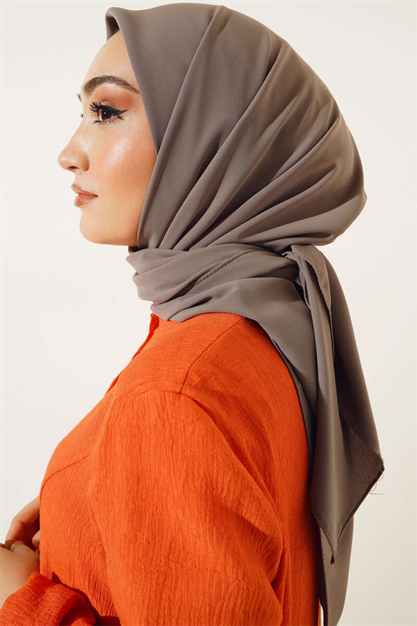 Medina Silk Scarf, Slate Grey