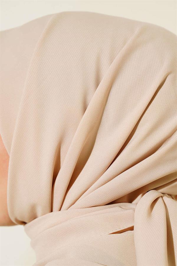 Medina Silk Scarf Sand Beige