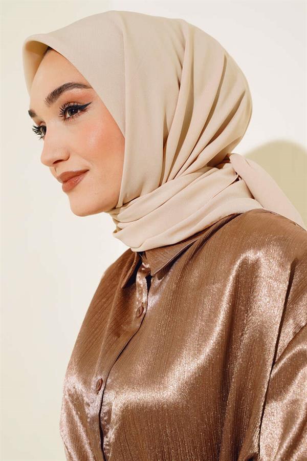 Medina Silk Scarf Sand Beige