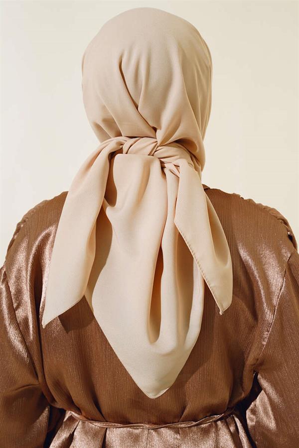 Medina Silk Scarf Sand Beige