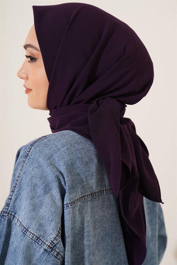 Medina Silk Scarf Purple