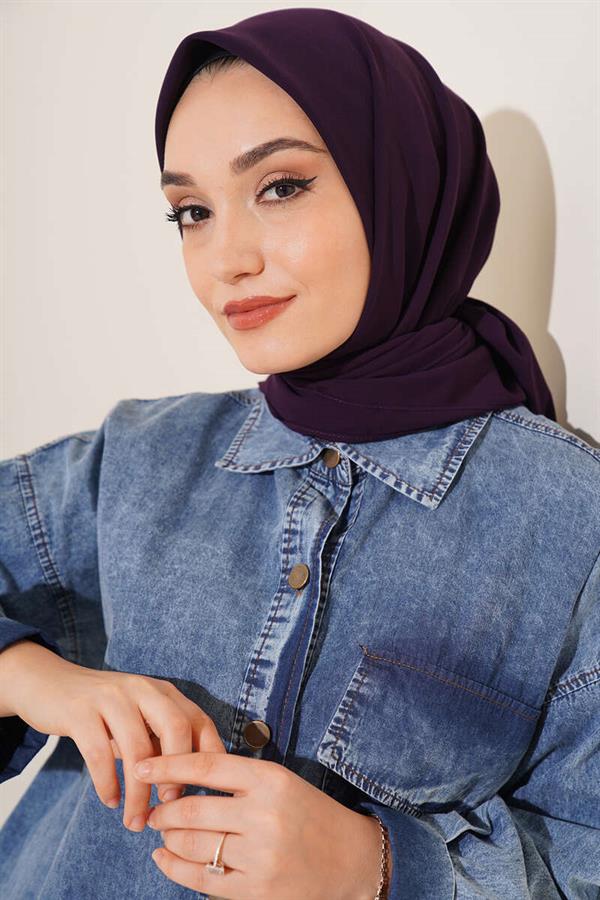 Medina Silk Scarf Purple