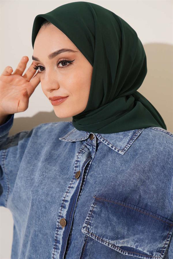 Medina Silk Scarf Emerald