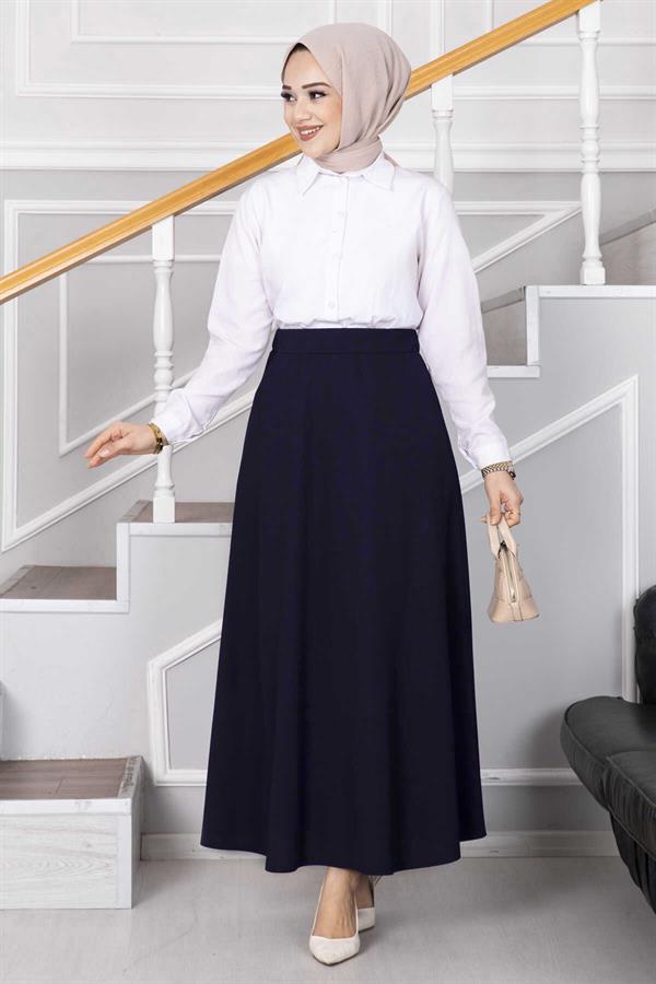 Mevlana Hijab Skirt Navy Blue