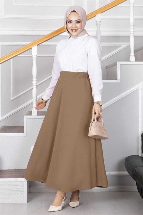 Mevlana Hijab Skirt Latte