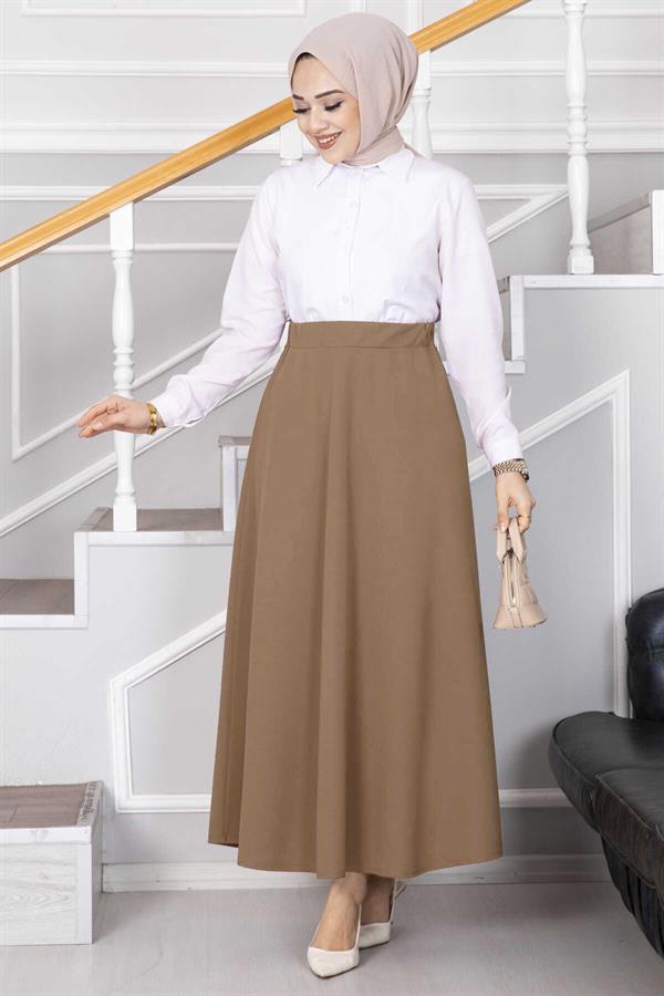 Mevlana Hijab Skirt Latte
