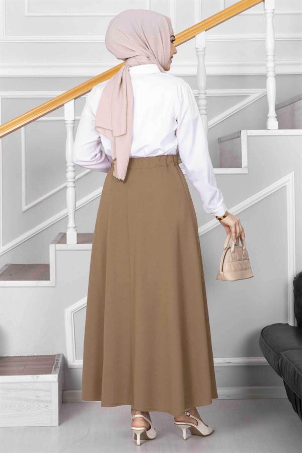 Mevlana Hijab Skirt Latte