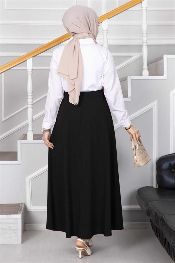 Mevlana Hijab Skirt Black