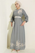 Mini Polka Dot Dress, Grey
