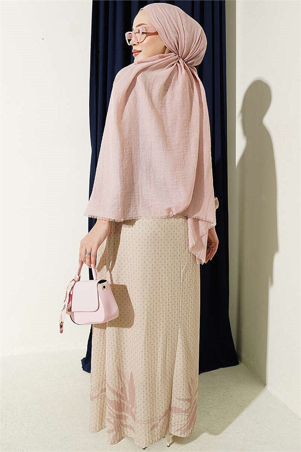 Mini Polka Dot Dress in Powder Pink