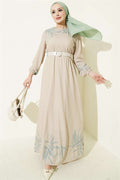 Mini Polka Dot Dress, Aqua Green