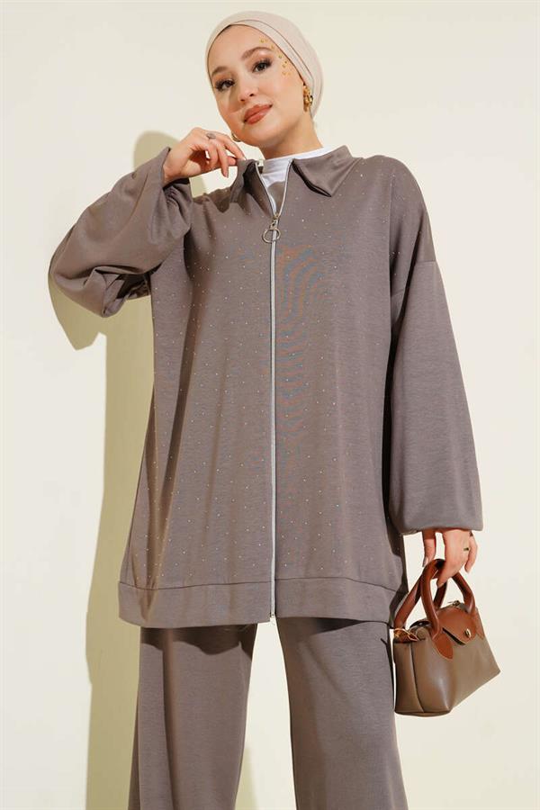 Mini Sprinkled Stone 2 Piece Set Mink