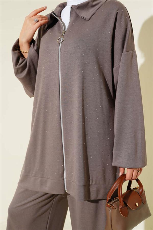 Mini Sprinkled Stone 2 Piece Set Mink