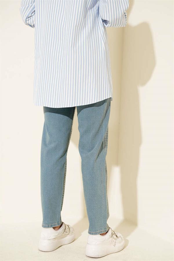 Mini Stoned Jeans Light Tint