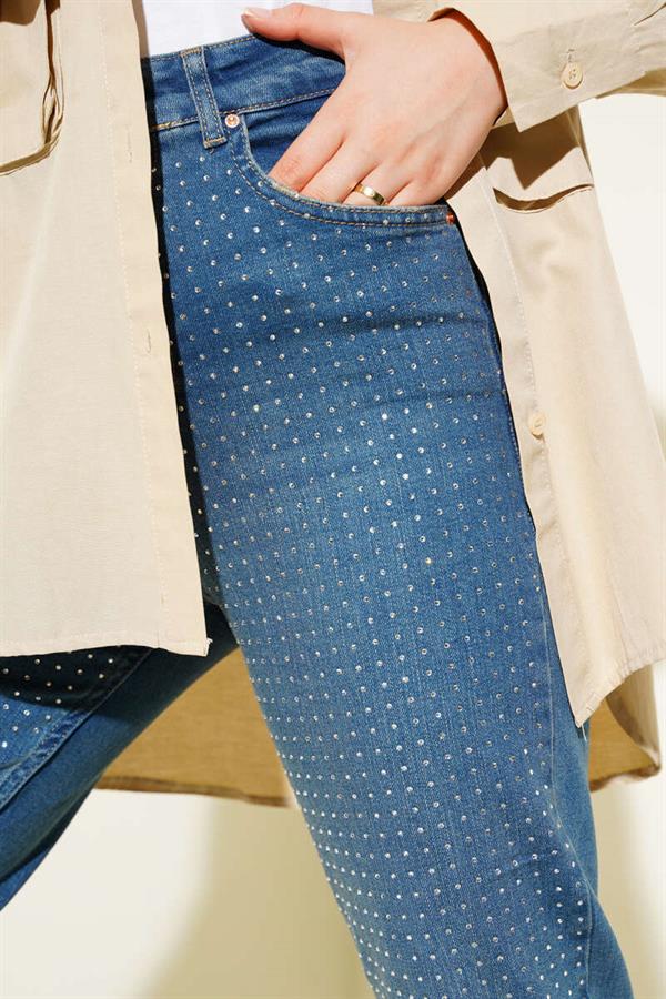 Mini Stoned Jeans Tinted