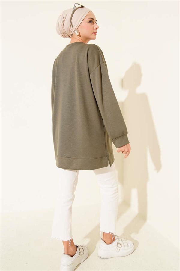 Mini Star Stone Tunic Khaki