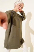 Mini Star Stone Tunic Khaki