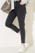 Mom Friend Straight Jeans Smoke