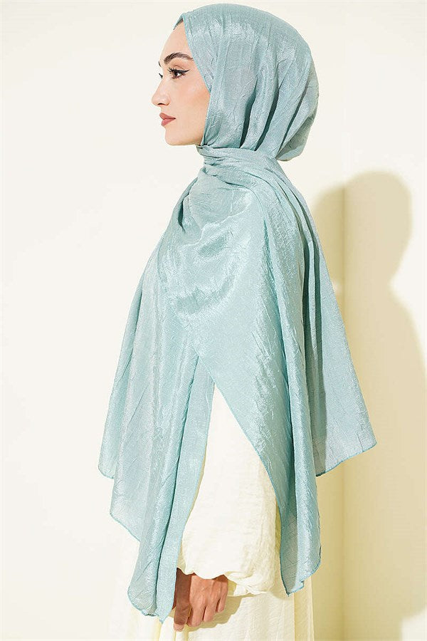 Monogram Patterned Knitted Scarf Mint