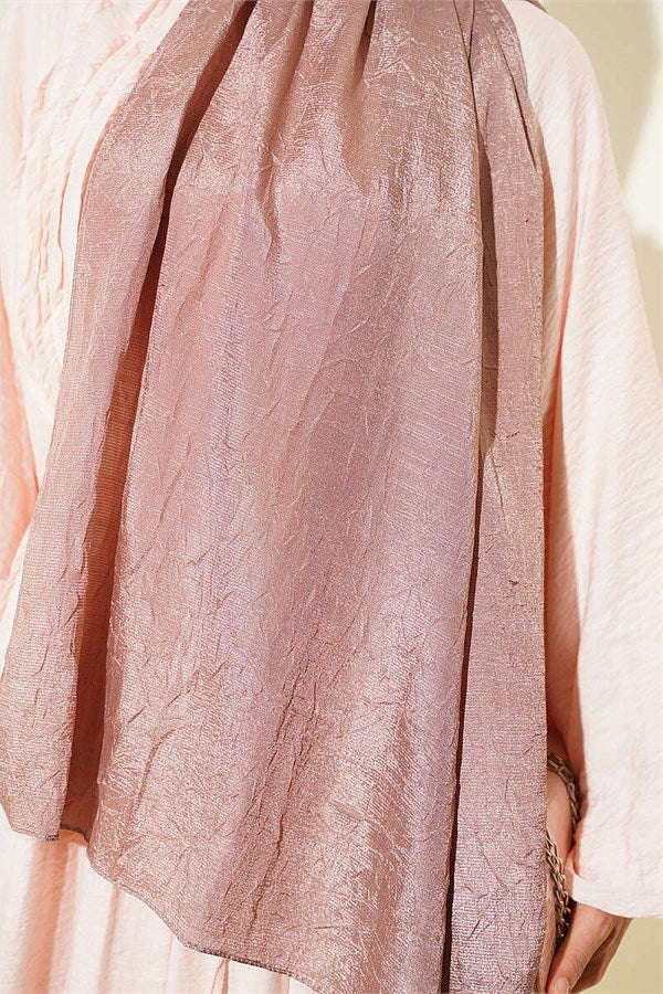 Monogram Patterned Kash Shawl, Mink