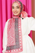 Patterned Soft Shawl, Baby Pink