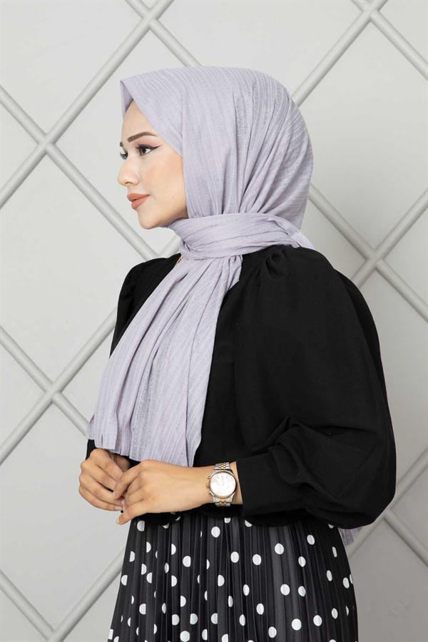 Muslin Hijab Shawl Gray