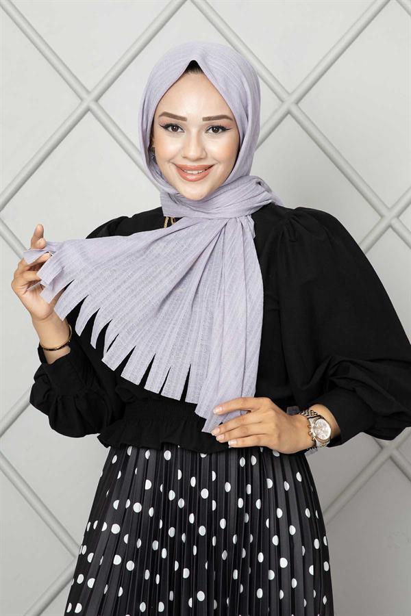 Muslin Hijab Shawl Gray