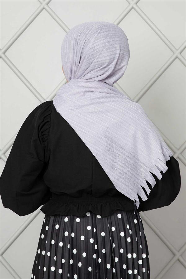 Muslin Hijab Shawl Gray