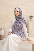 Nora Patterned Scarf Series Beige